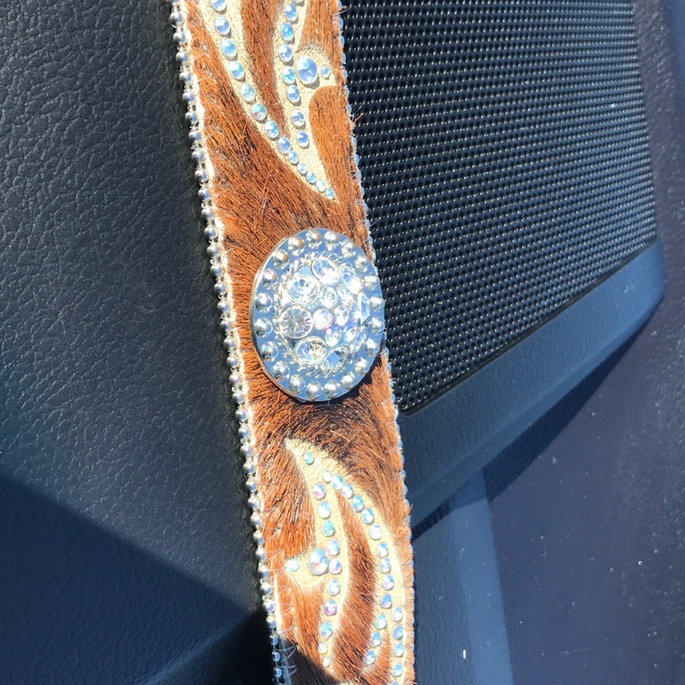 Nocona Rhinestone Belt - Picture 3 of 4